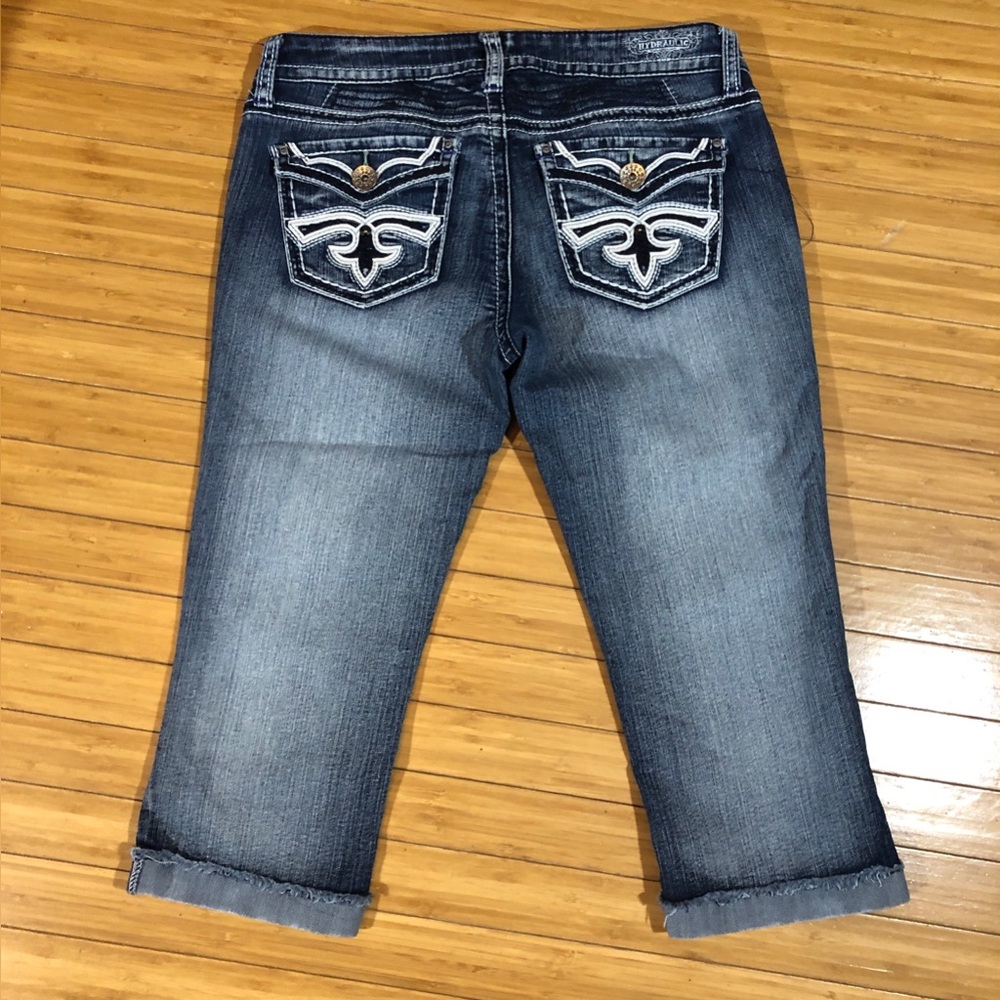 Hydraulic Capris Women's Blue Jeans Bailey